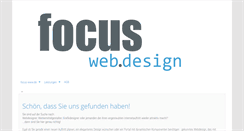 Desktop Screenshot of focus-www.de